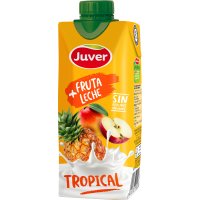 Suc Juver Fruita + Llet Tropical Brik 33 Cl - 2391