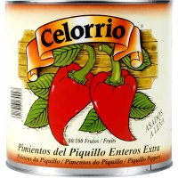 Pimiento Piquillo Celorrio Extra Entero 80/100 Lata 3 Kg - 2814