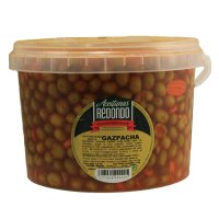 Aceitunas Redondo Gazpacha Cubo 5 Kg - 34185