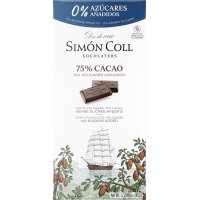 Chocolate Simón Coll 0% Azúcares Añadidos 75% Cacao Tableta 85 Gr - 34345