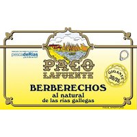 Berberechos Paco Lafuente Rías Gallegas 30/35 Ol 120 Gr - 35533