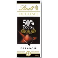 Chocolate Lindt Excellence Suave 50% Cacao 100 Gr - 36234