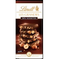 Chocolate Lindt Les Grandes Noisettes Noir 150 Gr - 36248
