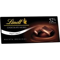 Chocolate Lindt Original Negro 52% Cacao 125 Gr - 36250