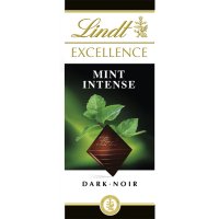 Xocolata Lindt Excellence Menta Intens 100 Gr - 36270