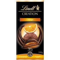 Chocolate Lindt Creation Orange 70% Cacao Tableta 150 Gr - 36282