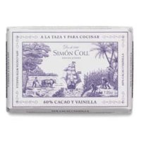 Chocolate Simón Coll Piedra 60% Cacao Con Vainilla 200 Gr - 36351
