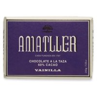 Chocolate Amatller Piedra Vainilla Y 60% Cacao 200 Gr - 36369