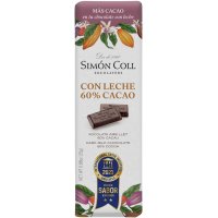 Chocolatina Simón Coll Barco Con Leche 60% Cacao 25 Gr - 36465