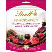 Bombones Lindt Sensation Fruit Frambuesa Y Arándano Rojo Bolsa 150 Gr - 36572