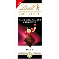 Chocolate Lindt Excellence Artesanal Negro Con Almendras/avellanas/ Tableta 100 Gr - 36600