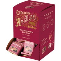 Chocolatinas Napolitanas Amatller Dispensador Leche 32% Cacao 5 Gr 100 U - 36609