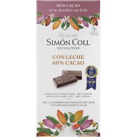 Xocolata Simón Coll Amb Llet 60% Cacau Rajola 85 Gr - 36623