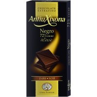 Chocolate Antiu Xixona Premium Negro 72% Cacao Tableta 100 Gr - 36641