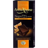 Chocolate A.xix.premium Negro 72% Naranja 100g(30u - 36644