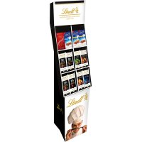 Expositor Chocolate Lindt Excellence+gama Azul+singles Tableta 115 U Promo 95 U + 20 U - 36689