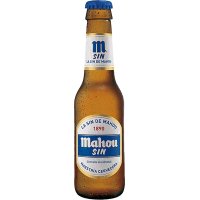 Cerveza Mahou 0.0 % Vidrio 1/5 Retornable - 376