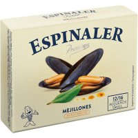 Mejillones Espinaler Premium Lata Rr En Escabeche 125 Gr 12/16 - 40081