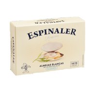 Cloïsses Espinaler Premium Llauna Ol Blanques 120 Gr 14/16 - 40083