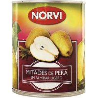 Pera Norvi Almíbar Mitades Lata 1 Kg - 40465
