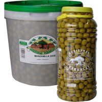 Olives Eurogourmet Mançanenca 240/260 Cubell 9 Kg - 40692