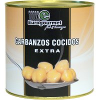 Cigrons Eurogourmet Extra Cuits Llauna 3 Kg - 42333