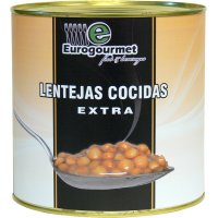 Llenties Eurogourmet Extra Cuites Llauna 3 Kg - 42334