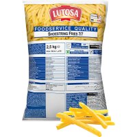Patatas Prefritas Lutosa 2.5 Kg Congelado 7x7 - 43050