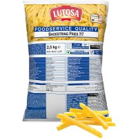 Patatas Prefritas Lutosa Congelado 7x7 2.5 Kg - 43050