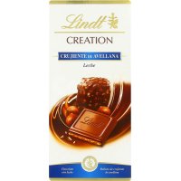 Xocolata Lindt Creació Cruixent D'avellana Llet Rajola 150 Gr - 43323