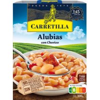 Alubias Carretilla Con Chorizo Bandeja 300 Gr - 43370