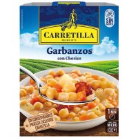 Garbanzos Carretilla Con Chorizo Bandeja 300 Gr - 43371