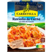 Raviolis Carretilla De Carne Con Salsa De Tomate Bandeja 300 Gr - 43383