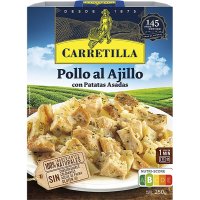 Pollo Carretilla Al Ajillo Con Patatas Asadas Bandeja 250 Gr - 43385