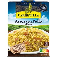 Arroz Carretilla Con Pollo Al Curry Bandeja 300 Gr - 43394