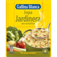 Sopa Gallina Blanca Jardinera Deshidratada Sobre 71 Gr 4 Serv - 43406