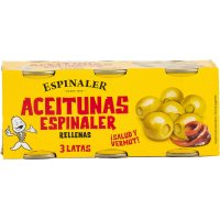 Aceitunas Espinaler Rellena Anchoa Lata 50 Gr Sr - 43593