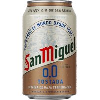 Cerveza San Miguel 0.0 Tostada Lata 33 Cl - 4377
