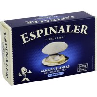 Almejas Espinaler Premium Lata Ol Blancas 120 Gr Sr 14/16 - 44044