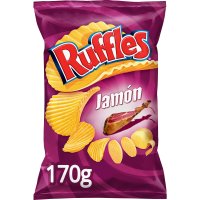 Patatas Chips Ruffles Jamon Serrano 160 Gr - 44340