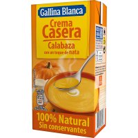 Crema Gallina Blanca Casera Calabaza Con Nata Brik 500 Ml - 44875