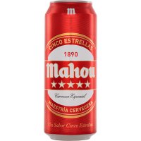 Cervesa Mahou Cinco Estrellas 5.5º Llauna 50 Cl - 4563