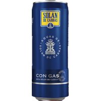 Aigua Solán De Cabras Amb Gas Llauna 33 Cl - 4576