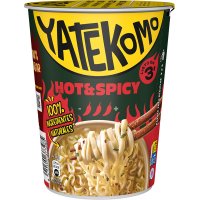 Fideos Orientales Yatekomo Hot & Spicy Cup 60 Gr - 45941