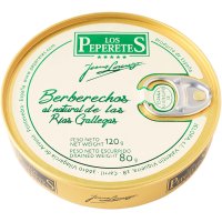 Berberechos Los Peperetes Rías Gallegas Natural 60/70 Lata Ro 120 Gr - 46096