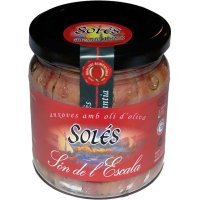 Anchoas Salaons Solés En Aceite De Oliva Virgen Extra Tarro 225 Gr - 46523