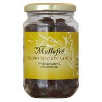 Olives Mallafré Negres En Oli Pot 220 Gr - 47076