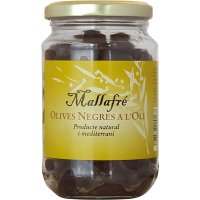 Aceitunas Mallafré Negras En Aceite Tarro 220 Gr - 47076