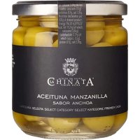 Aceitunas La Chinata Manzanilla Sabor Anchoa Tarro 350 Gr - 47124