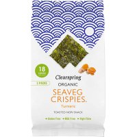 Snack Clearspring Ecològic D'alga Nori Amb Corcuma Paquet 4 Gr - 47153